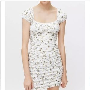 Urban Outfitters Floral Ruched Dress